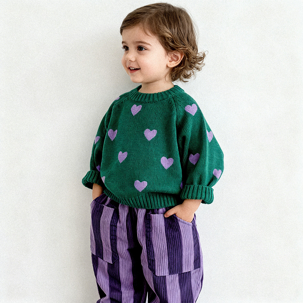 baby & Kids Heart Knitted Sweater