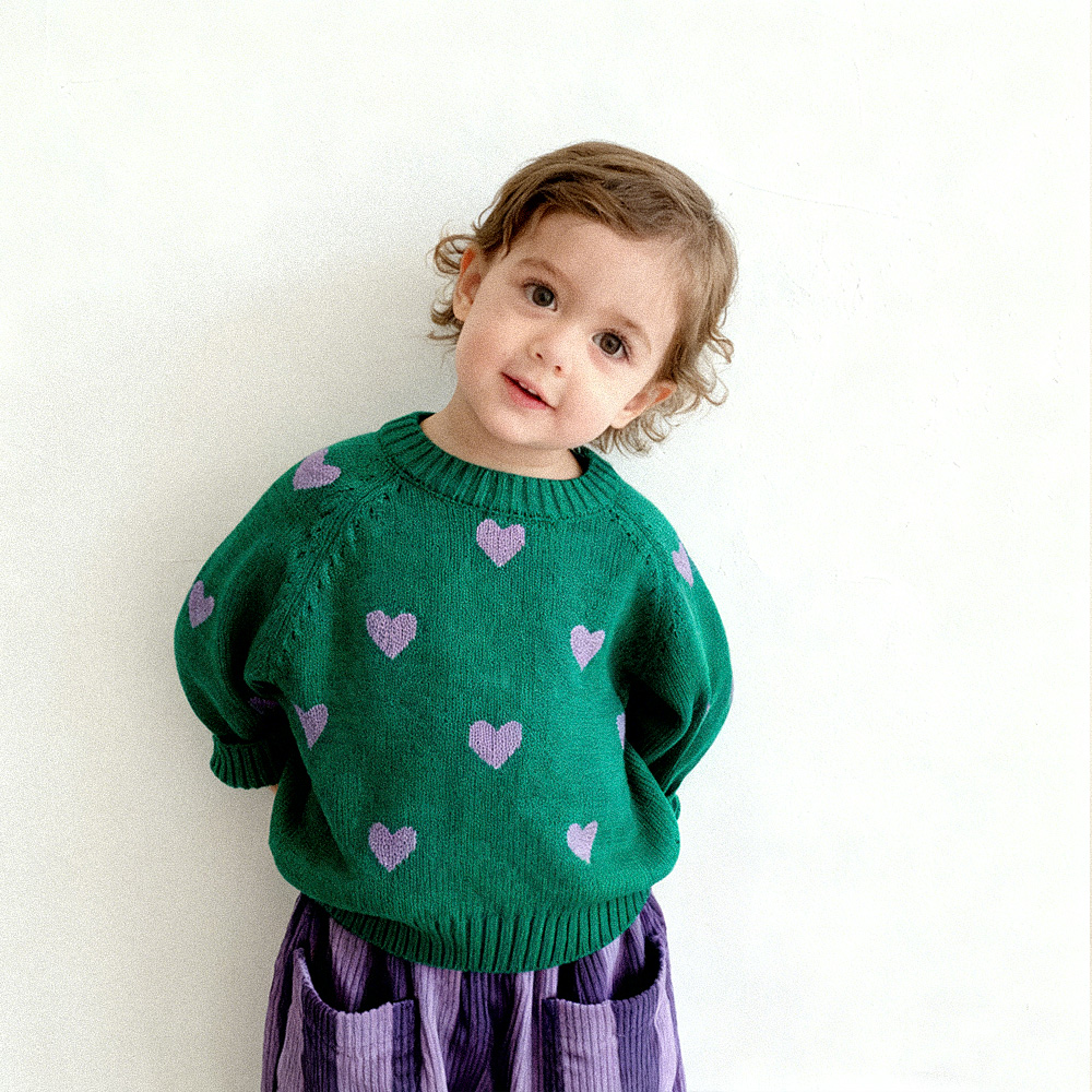 baby & Kids Heart Knitted Sweater