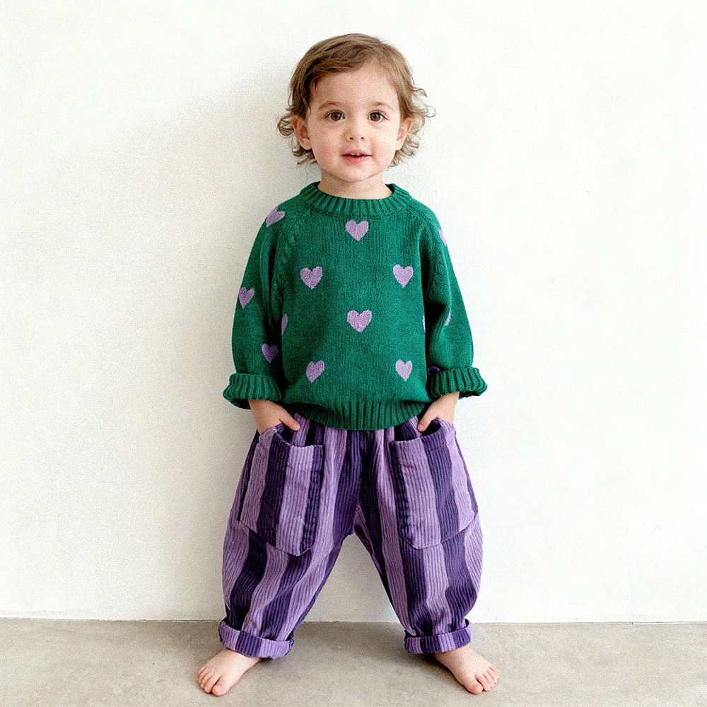 baby & Kids Heart Knitted Sweater