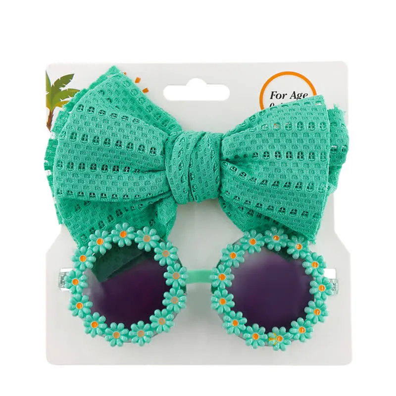Baby Flower Sunglasses and Headband Set