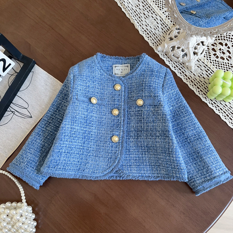 Baby Girl's Petite Chic Denim Skirt Set
