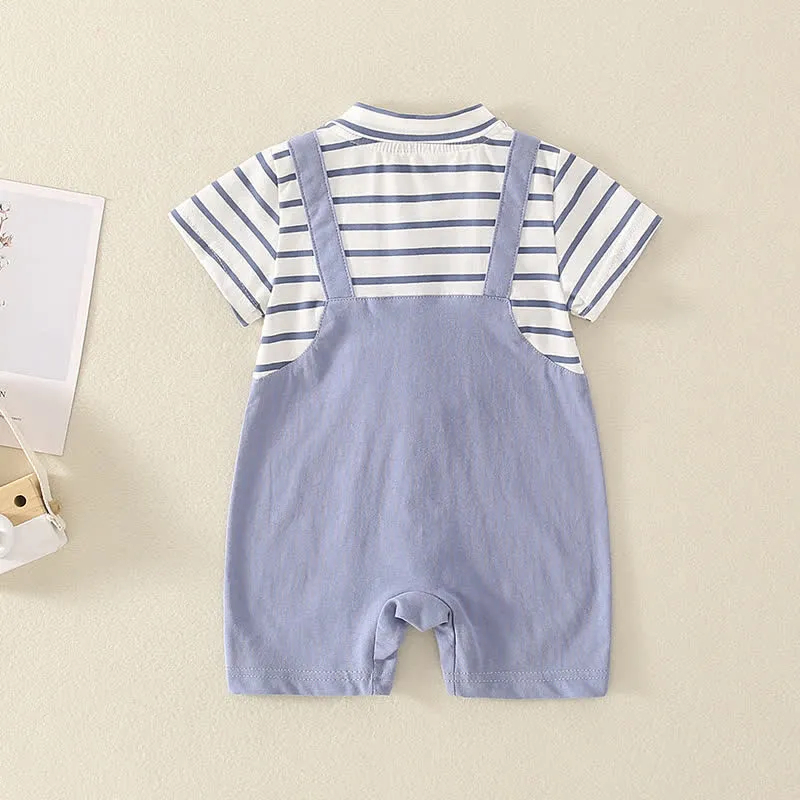 Baby Cute Mouse Stripe Romper