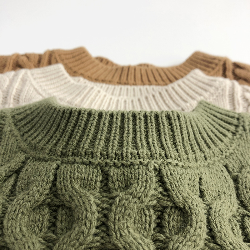 Toddler Retro Twist Pullover Sweater