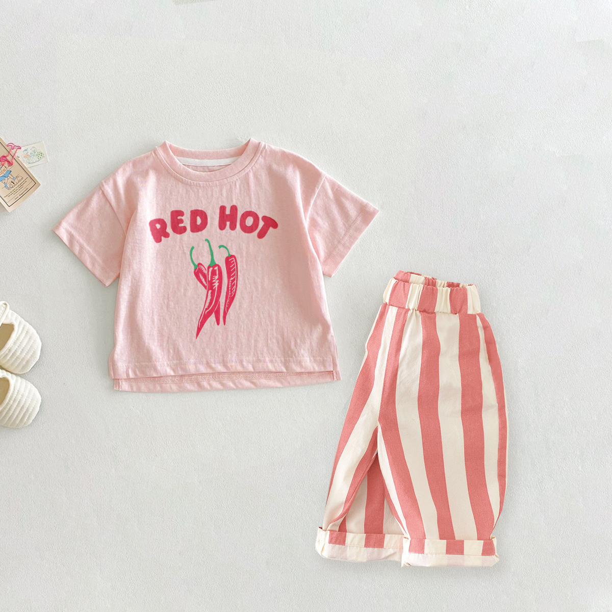 RED HOT Baby Toddler 2-Piece Chili Set