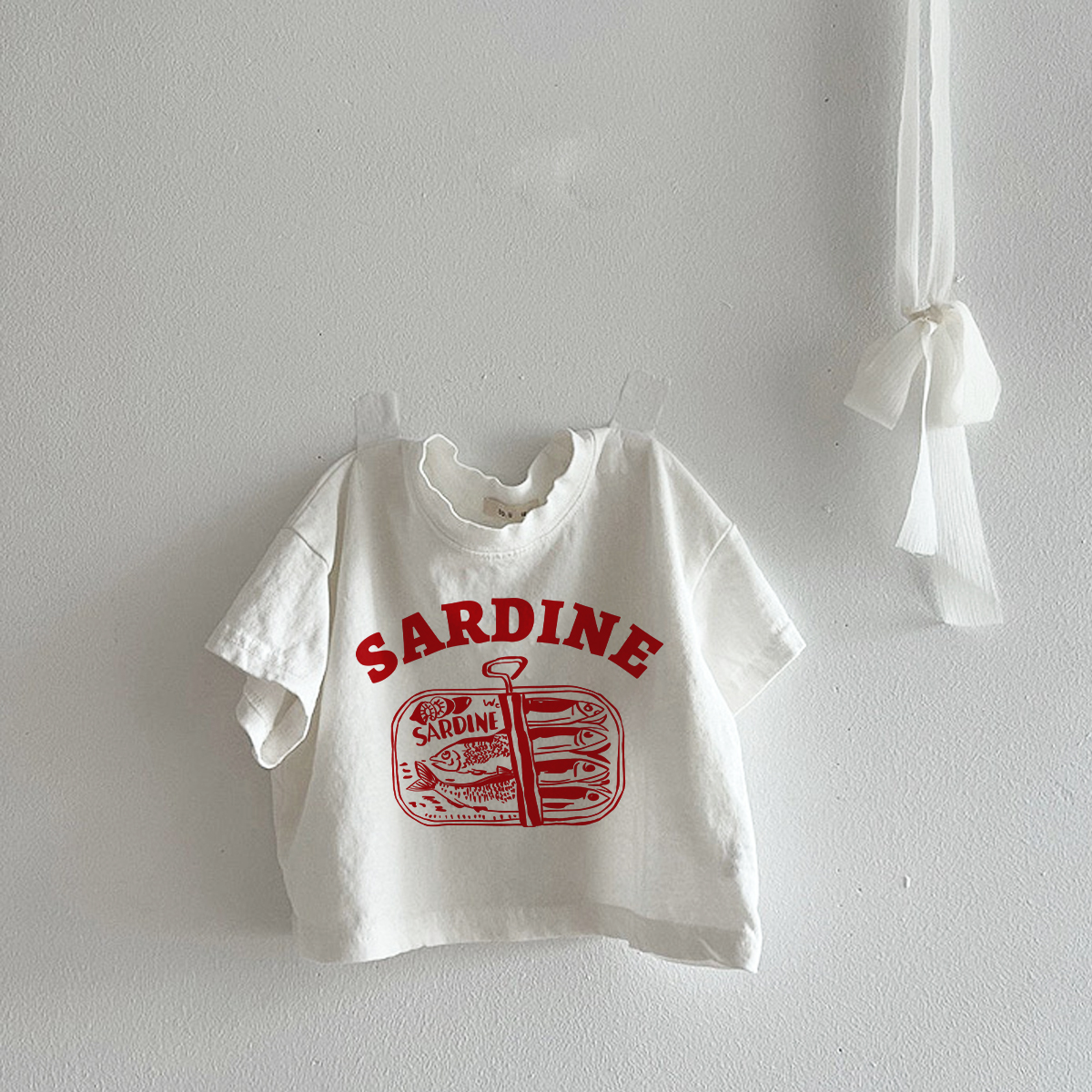 SARDINES Baby Toddler White T-Shirt