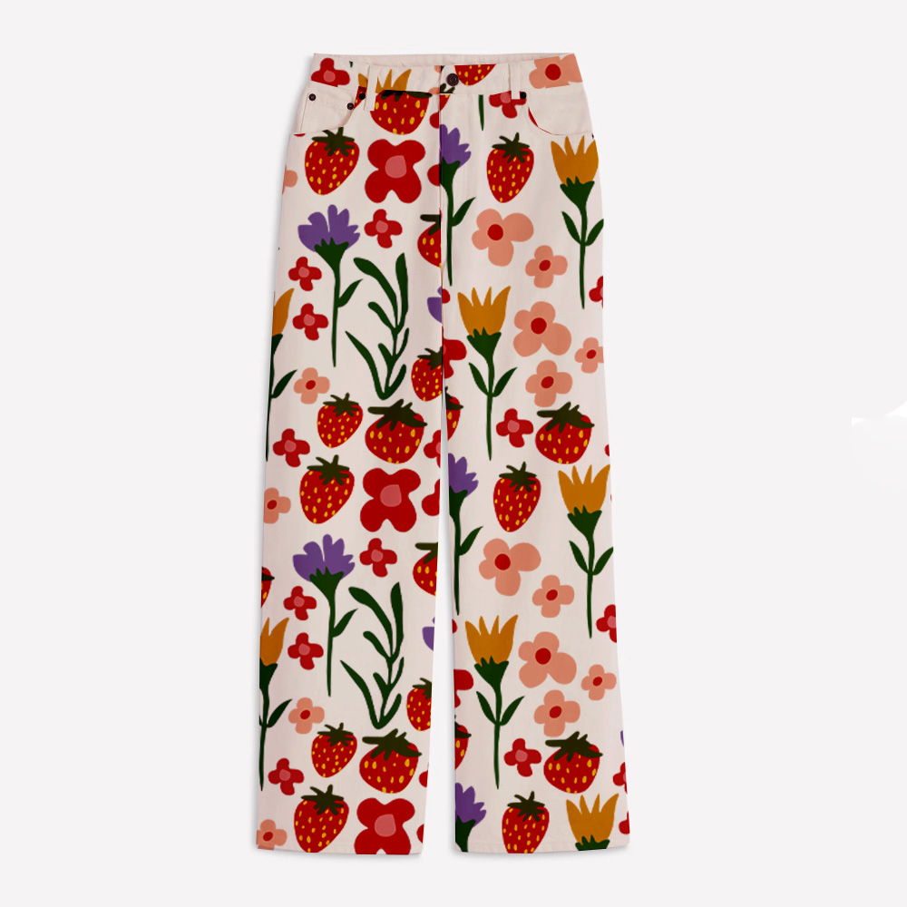Baby & Kids Flowers Casual Pants