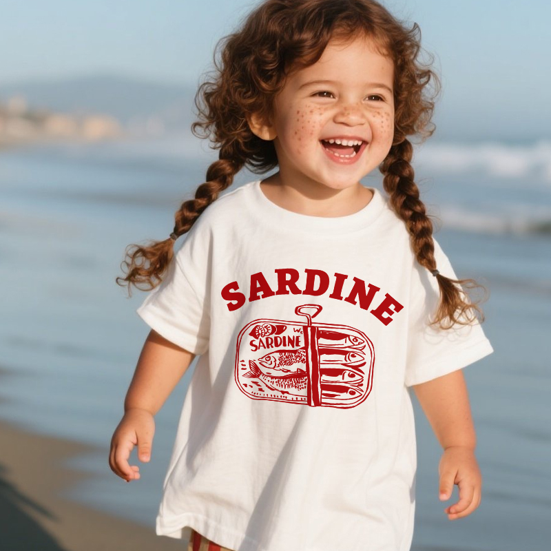 SARDINES Baby Toddler White T-Shirt