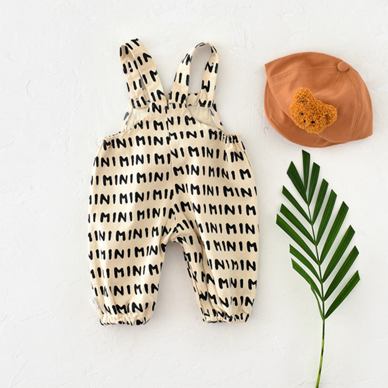 Baby Bear Adjustable Striped Overalls