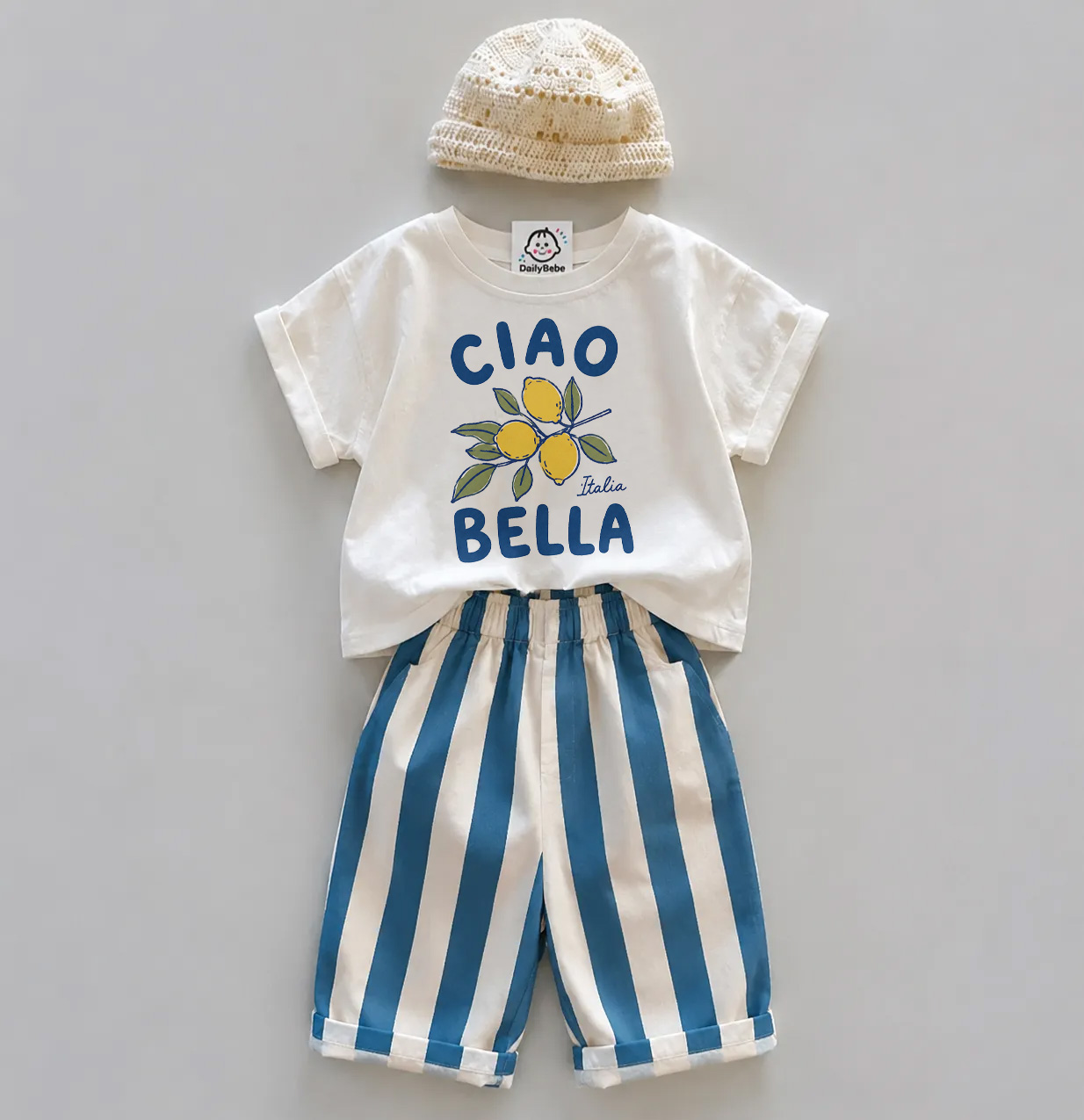 CIAO BELLA Baby Toddler Lemon 2-Piece Set