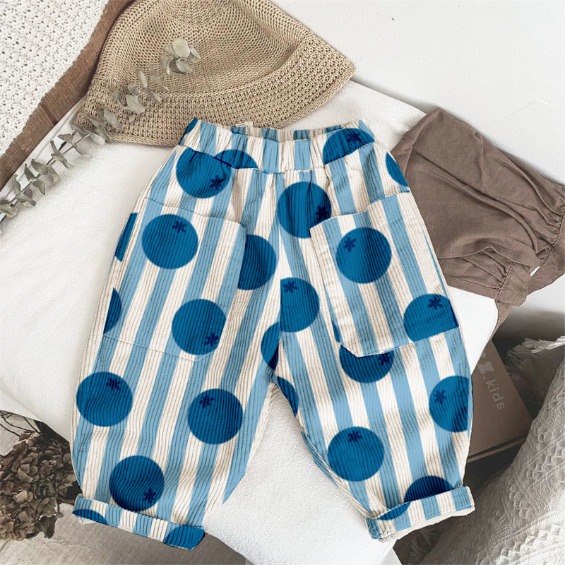 Baby & Kids Blueberry Stripe Corduroy Pants