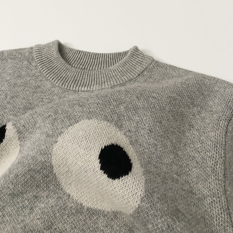 Toddler Emoticon Pullover Sweater