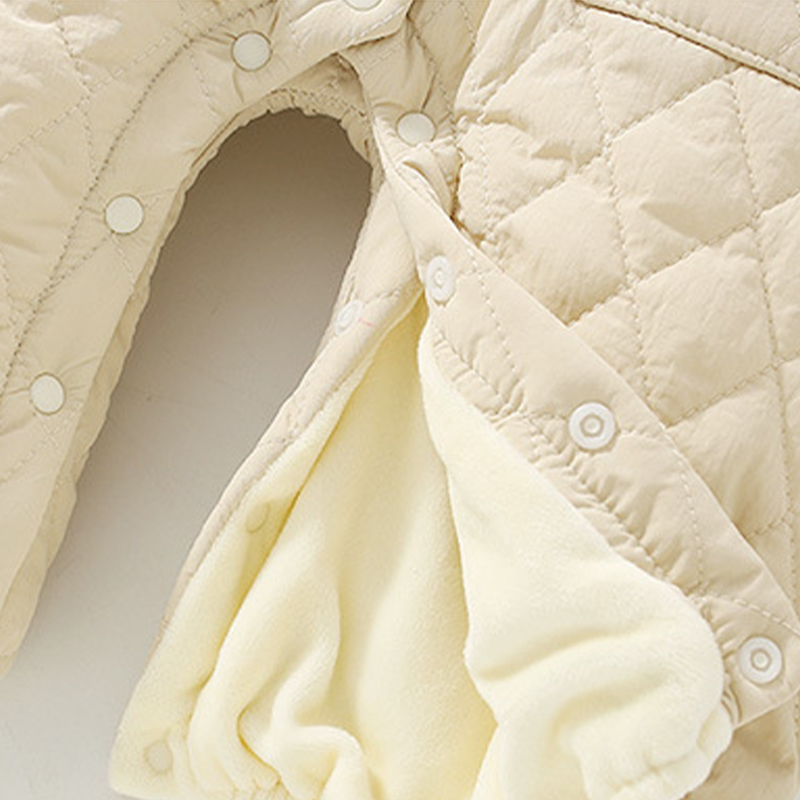 Baby Polo Quilted Bear Rompers