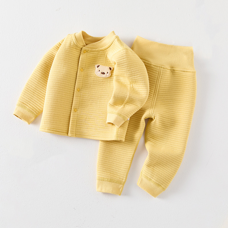 [Copy]Baby 2 Piece Forest Pattern Quilted Pajamas Set 
