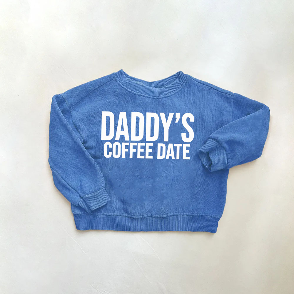 DADDY'S COFFEE DATE Baby & Kids Sweatshirt