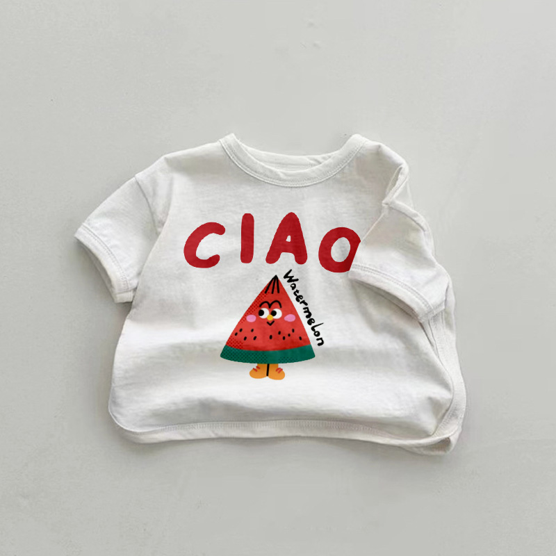CIAO Baby Toddler Watermelon White T-Shirt