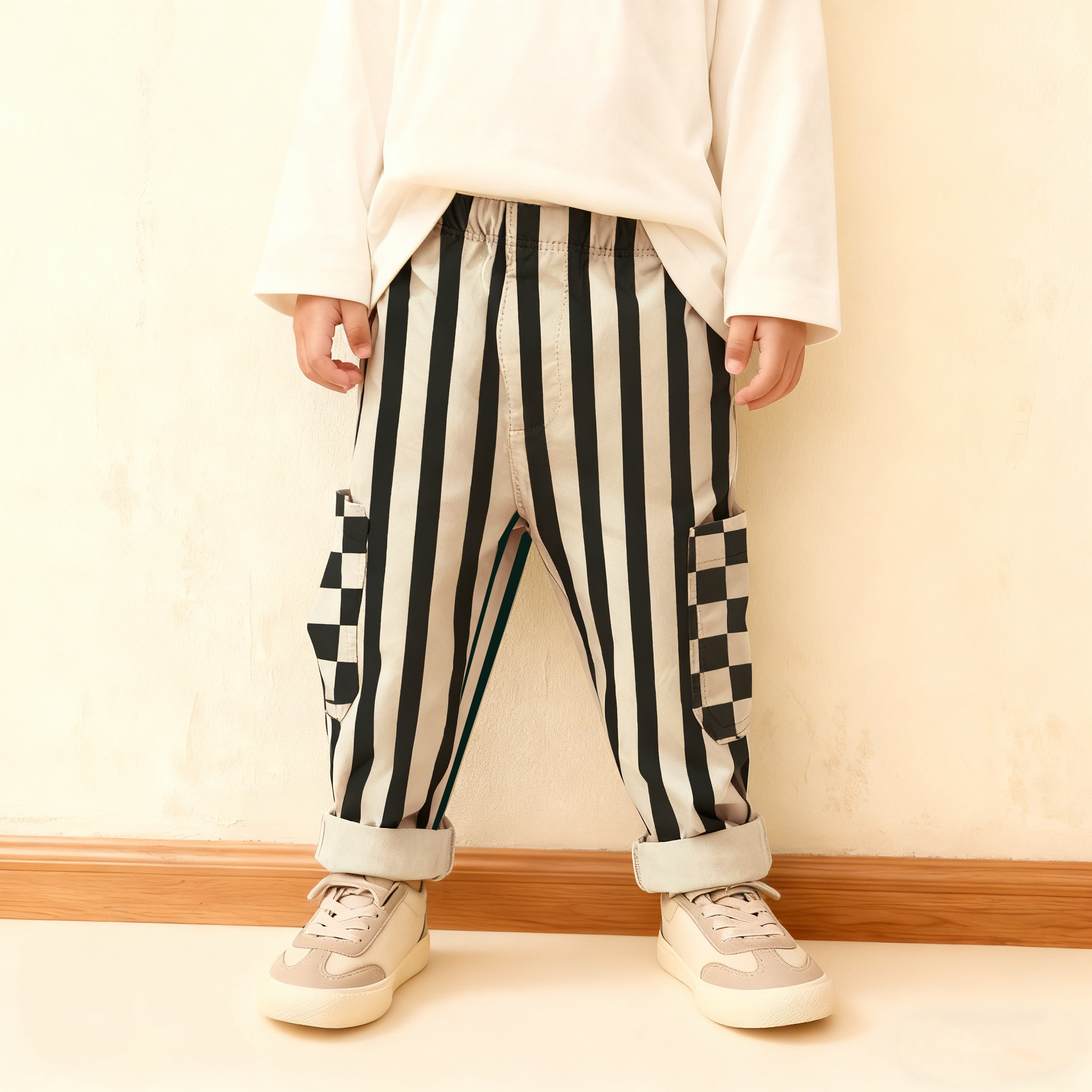 Baby & Kids Stripe Plaid Pants