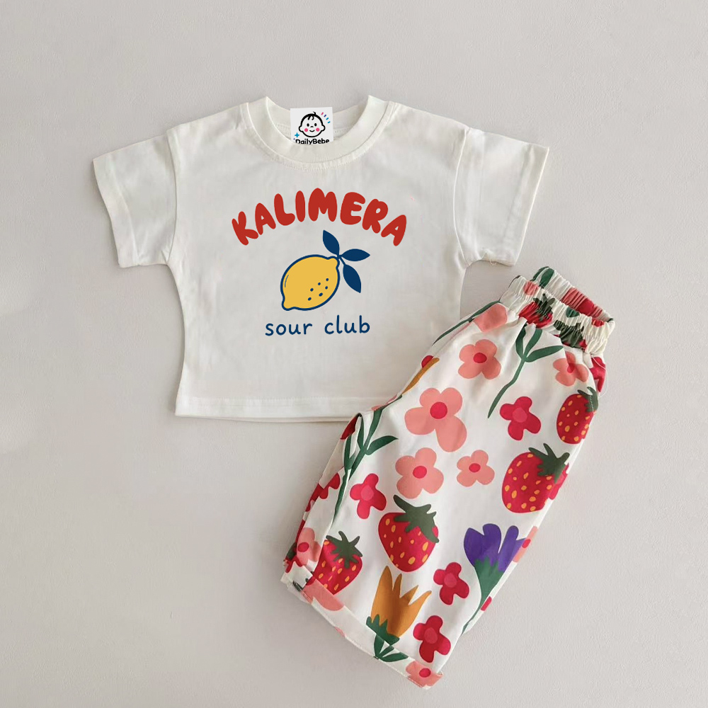 Baby Toddler Alphabet 2-Piece Sweatshirt Set
