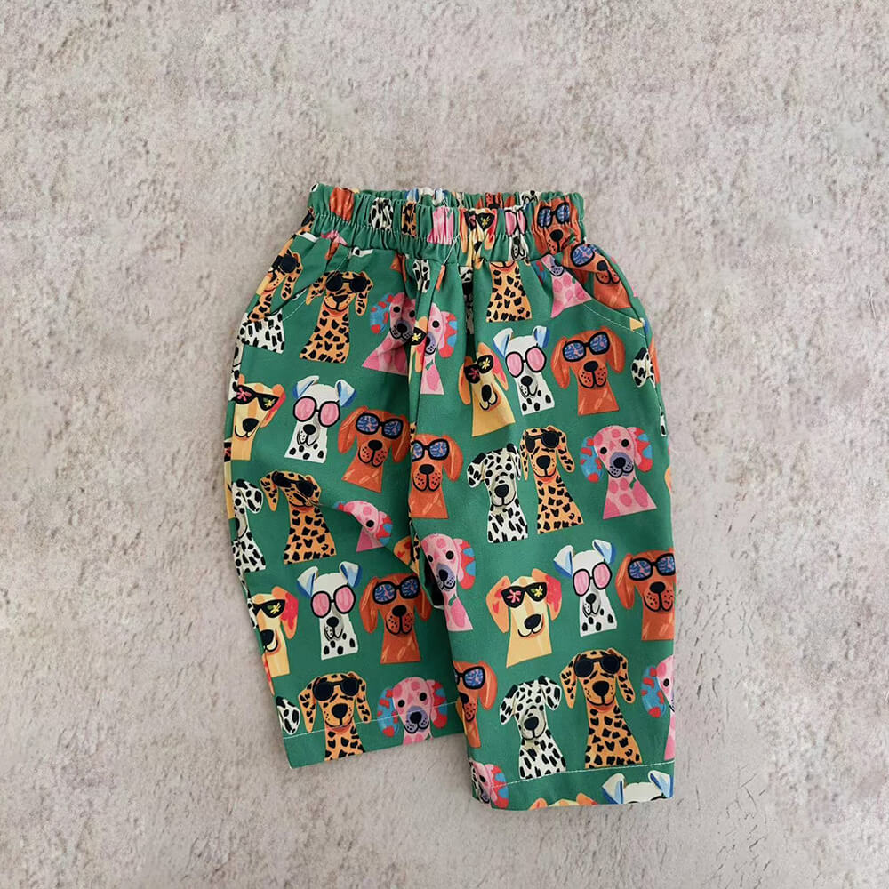 Baby & Kids Dogs Pattern Pants