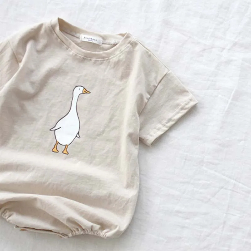 Baby Goose Crew Neck Bodysuit