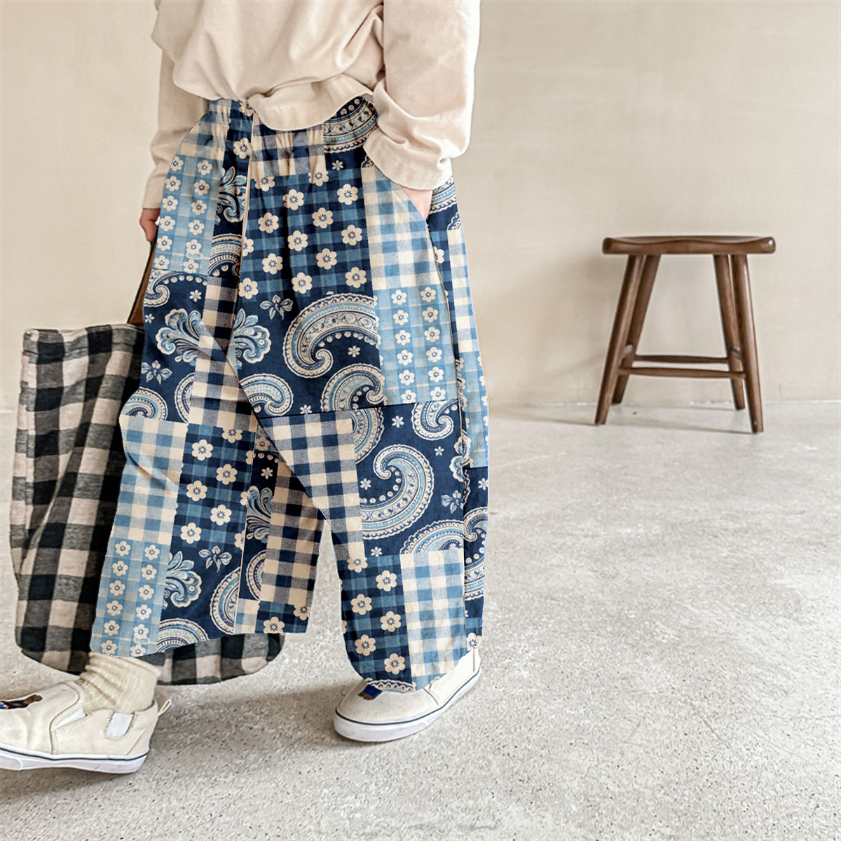 Baby & Kids Paisley Florals Print Pants