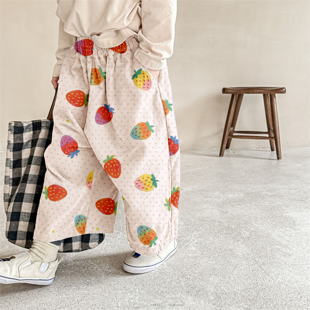 Baby & Kids Strawberry Print Pants