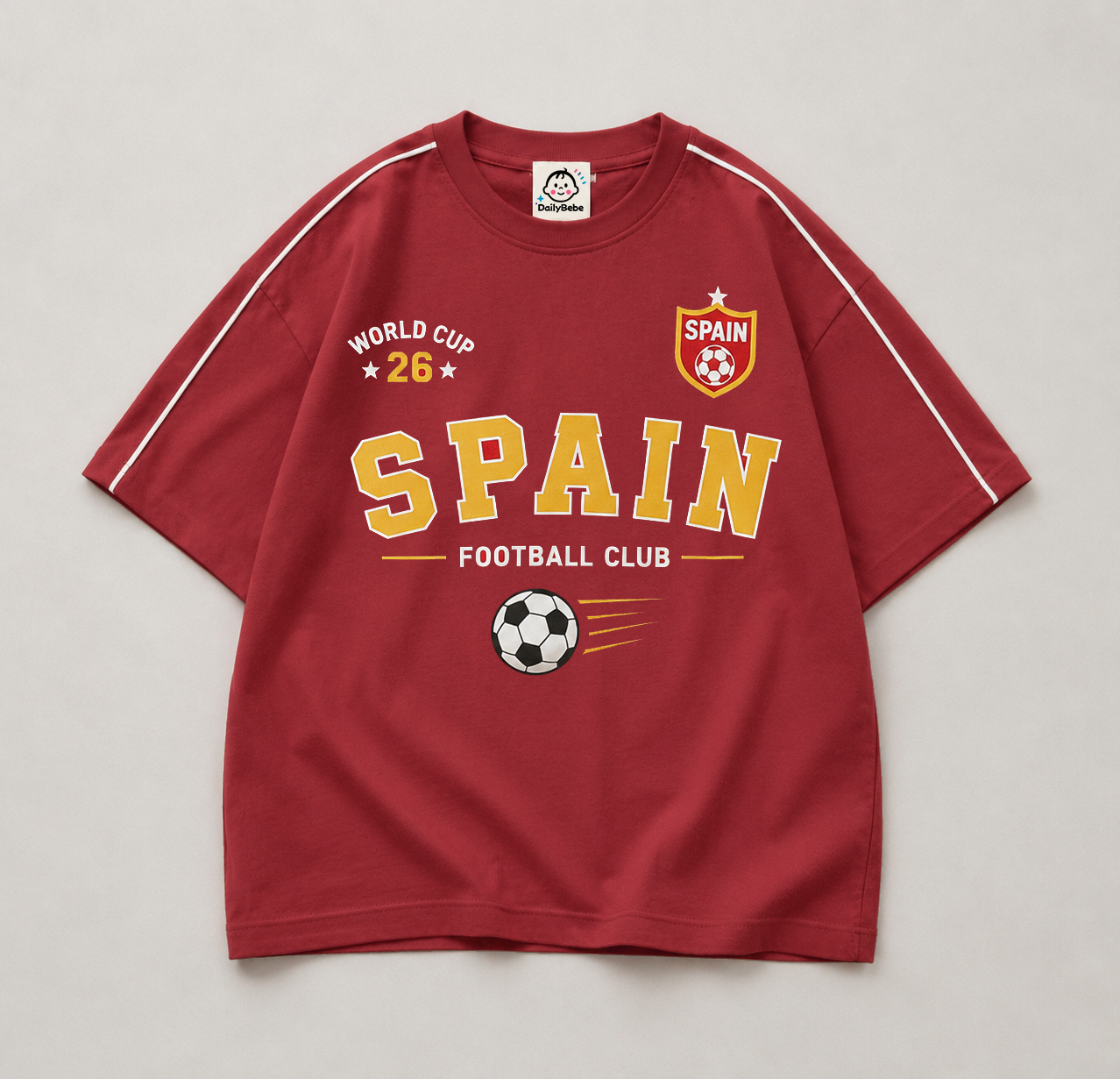 SPAIN Baby & Kids Retro T-Shirt (6M-12Y)