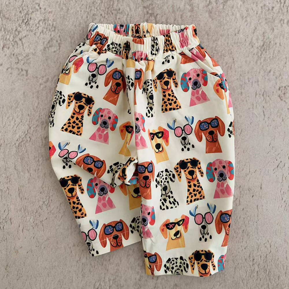 Baby & Kids Dogs Pattern Pants
