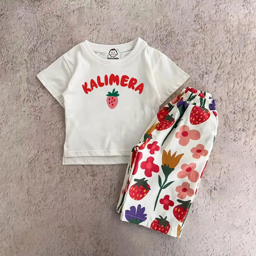 KALIMERA Baby & Kids Strawberry Pants Set