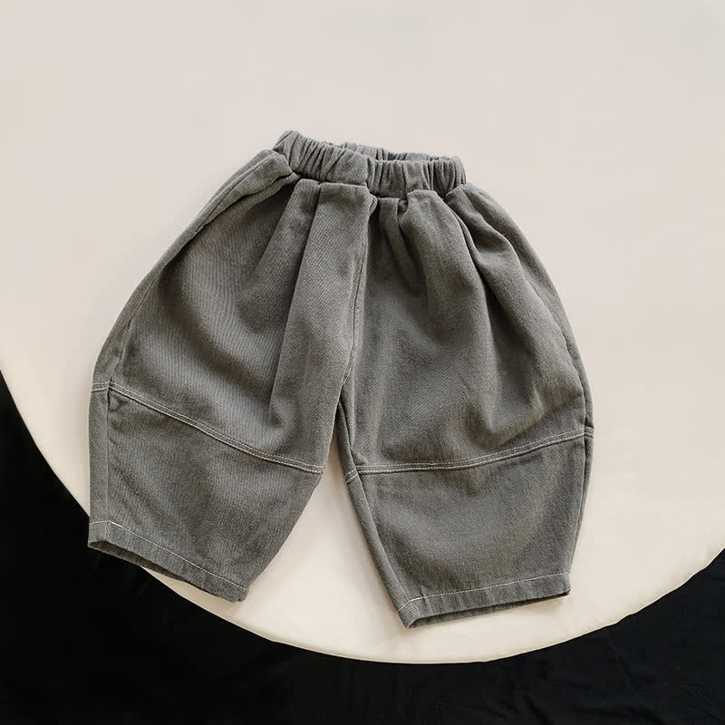 Toddler Boy Contrast Patch Harem Pants