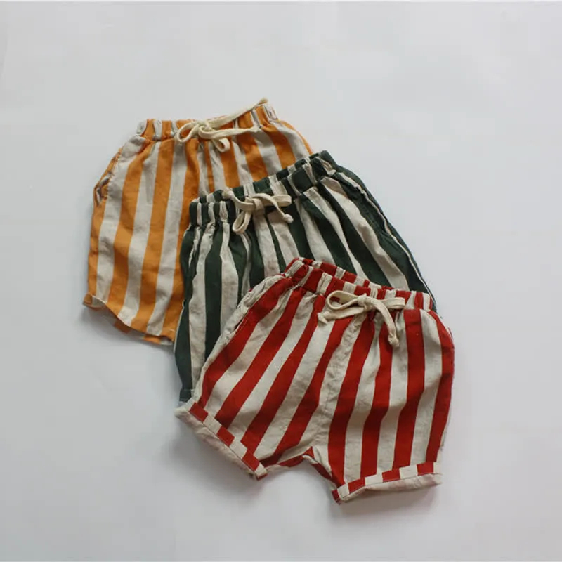 Toddler Lovely Vertical Striped Shorts