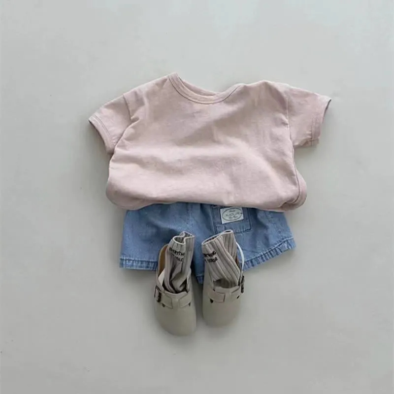 Baby Comfort Solid Color Simple T-shirt