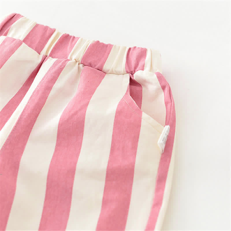Vertical Striped Casual Pants