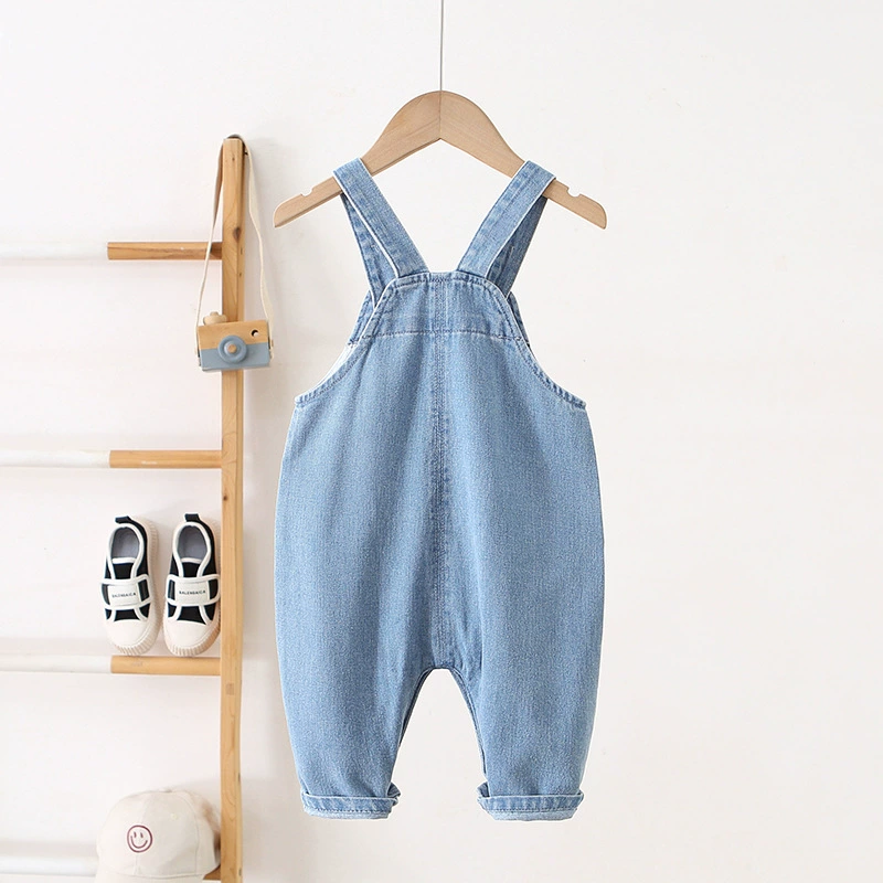 Baby Allover Denim Blue Overalls