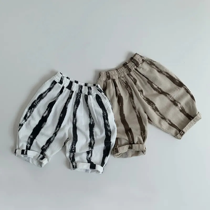 Kid Boy Fashion Design Vertical Striped Pants