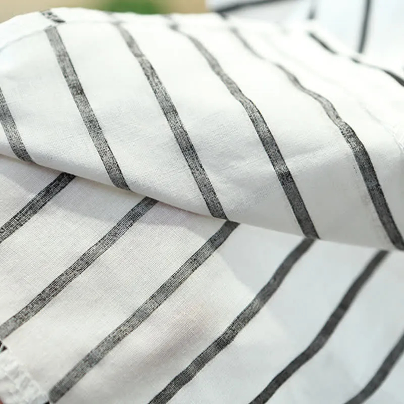 Baby 2-Piece Vertical Striped Polo White Set