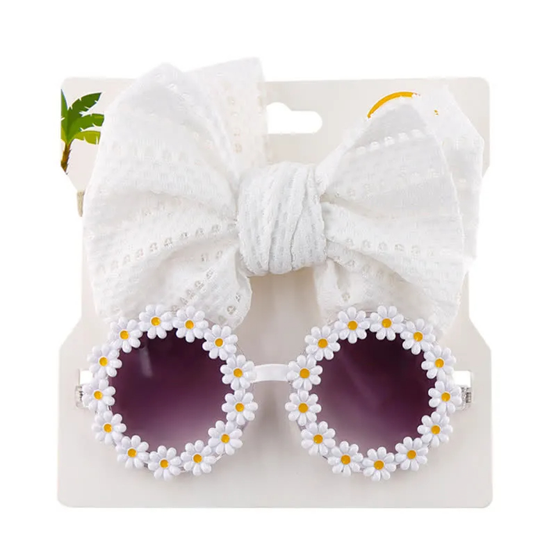Baby Flower Sunglasses and Headband Set