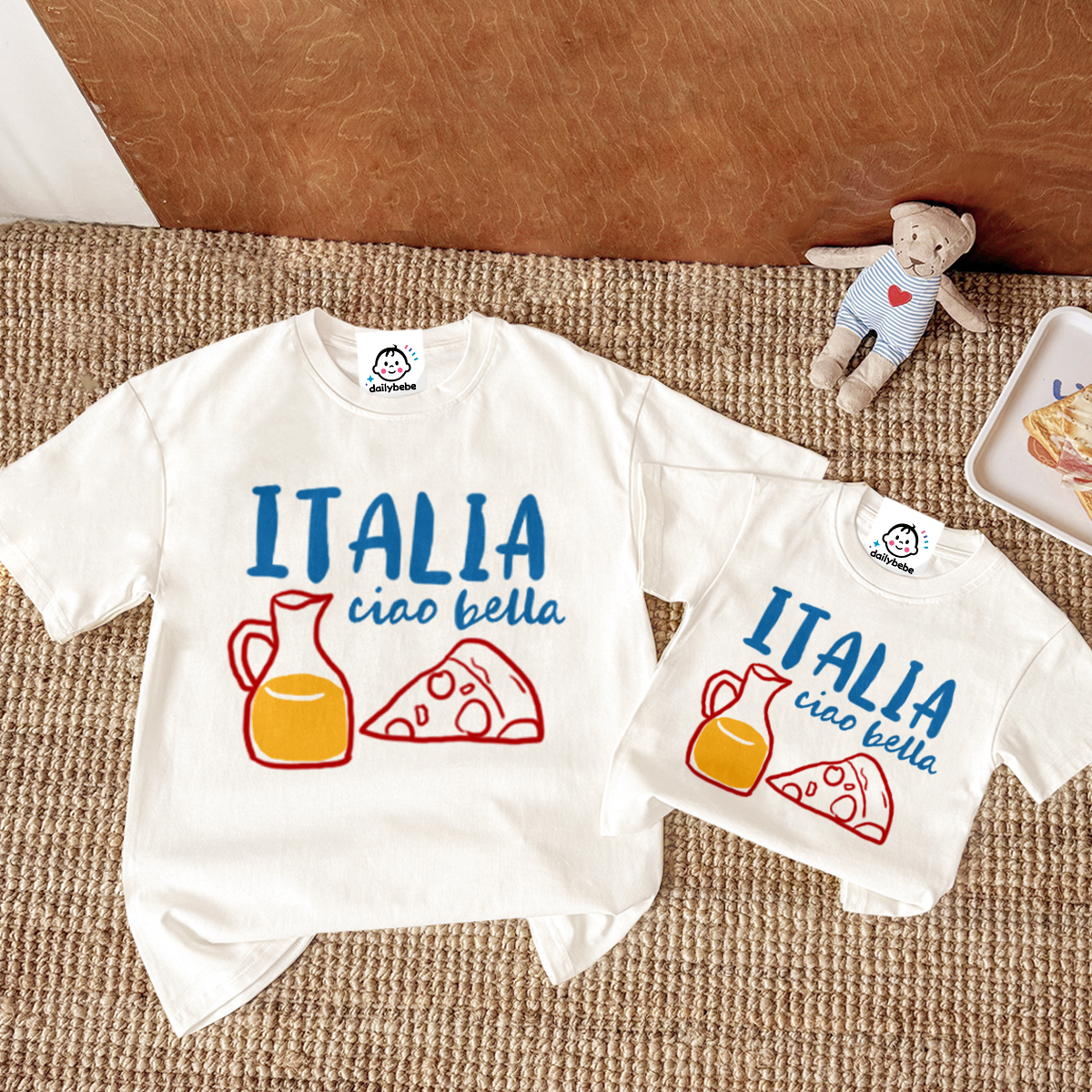 ITALY CIAO BELLA Family Pizza Chamomile Tea T-Shirt