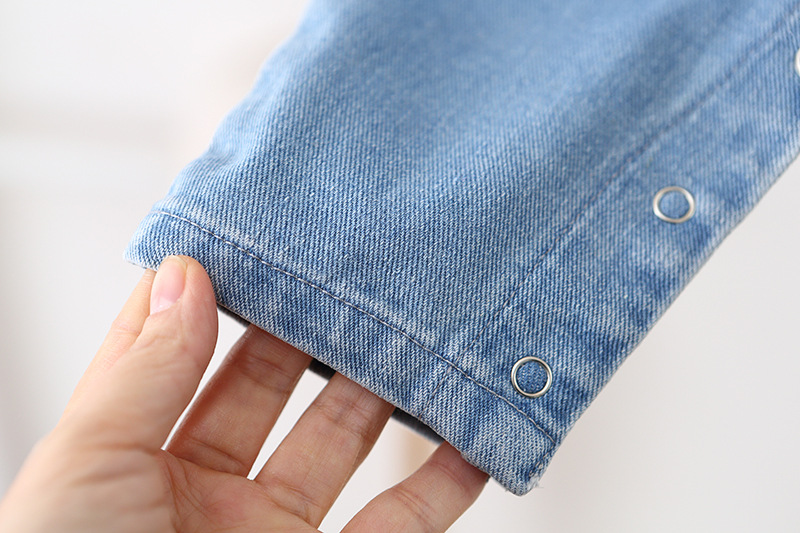 Baby Allover Denim Blue Overalls