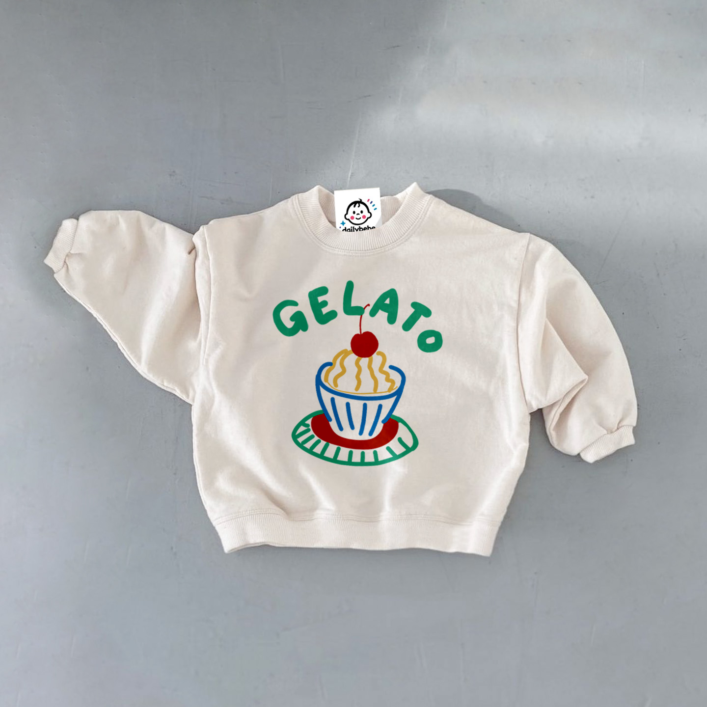 GELATO Baby Toddler Ice Cream Sweatshirt