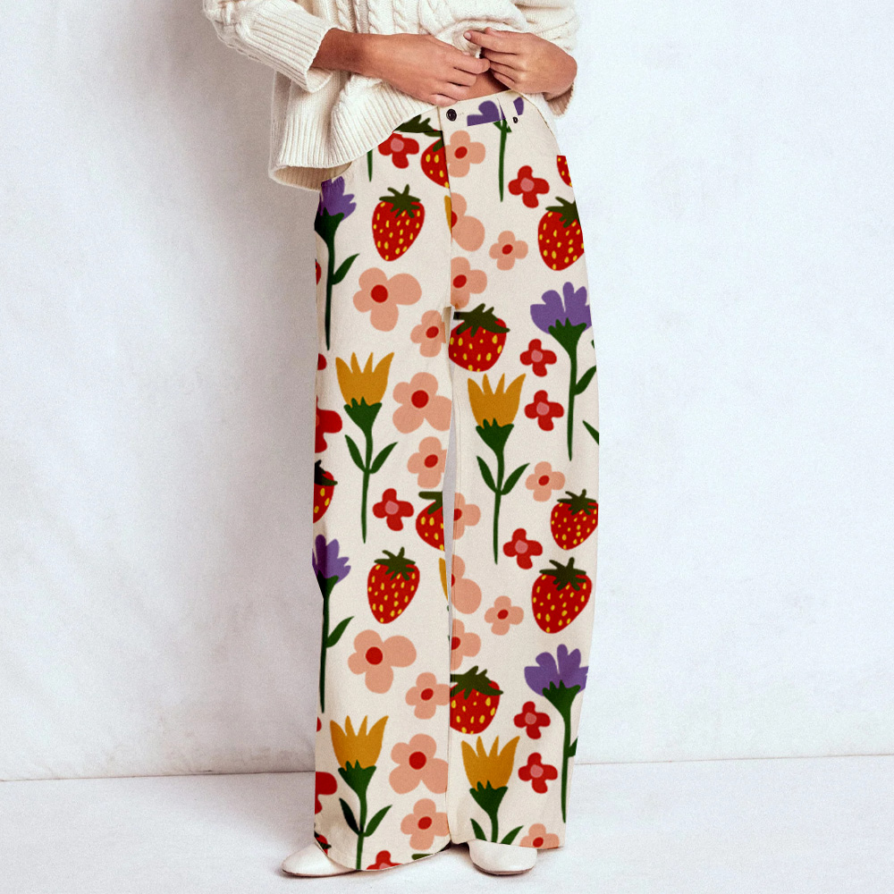 Baby & Kids Flowers Casual Pants