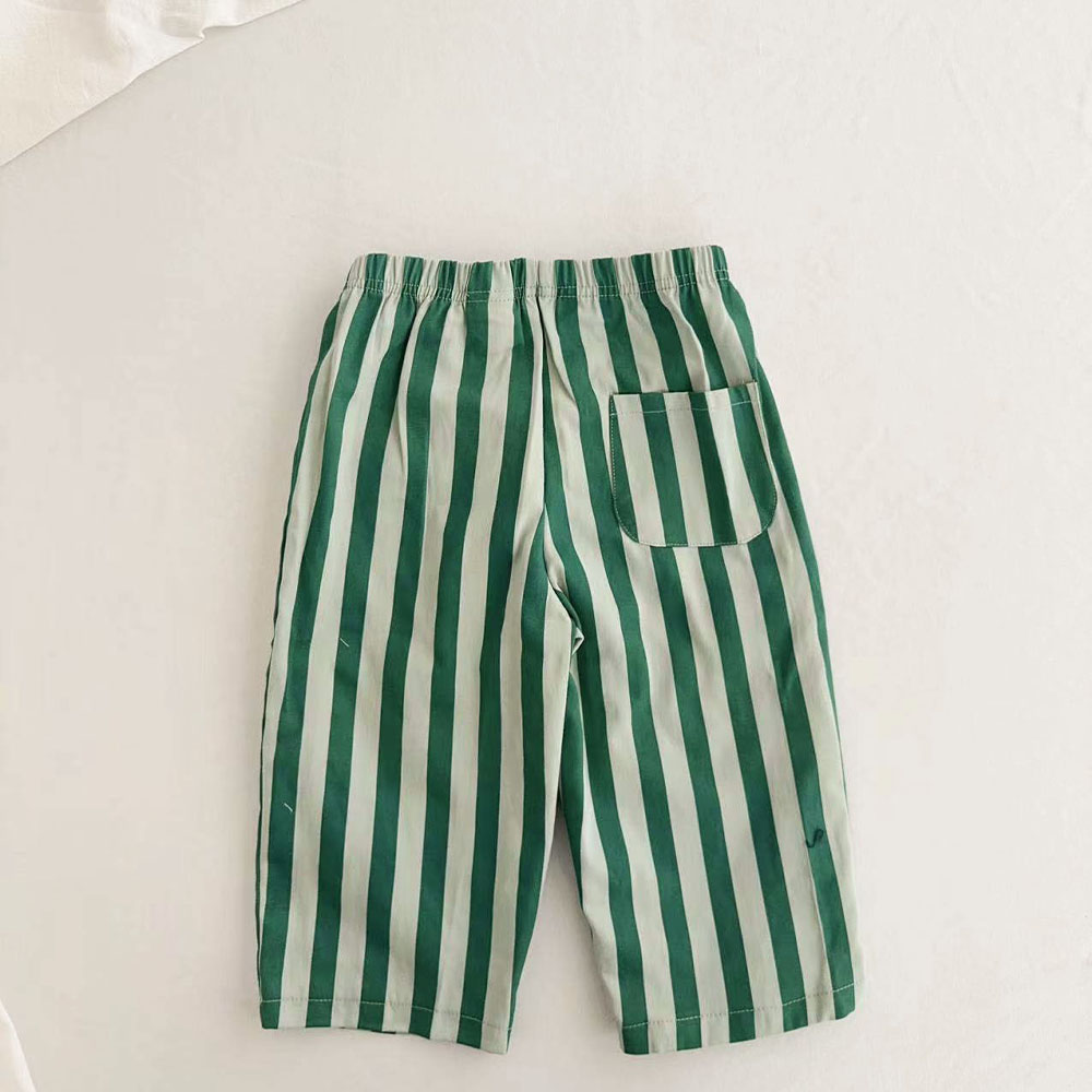 Baby & Kids Blue Contrast stripes Casual Pants