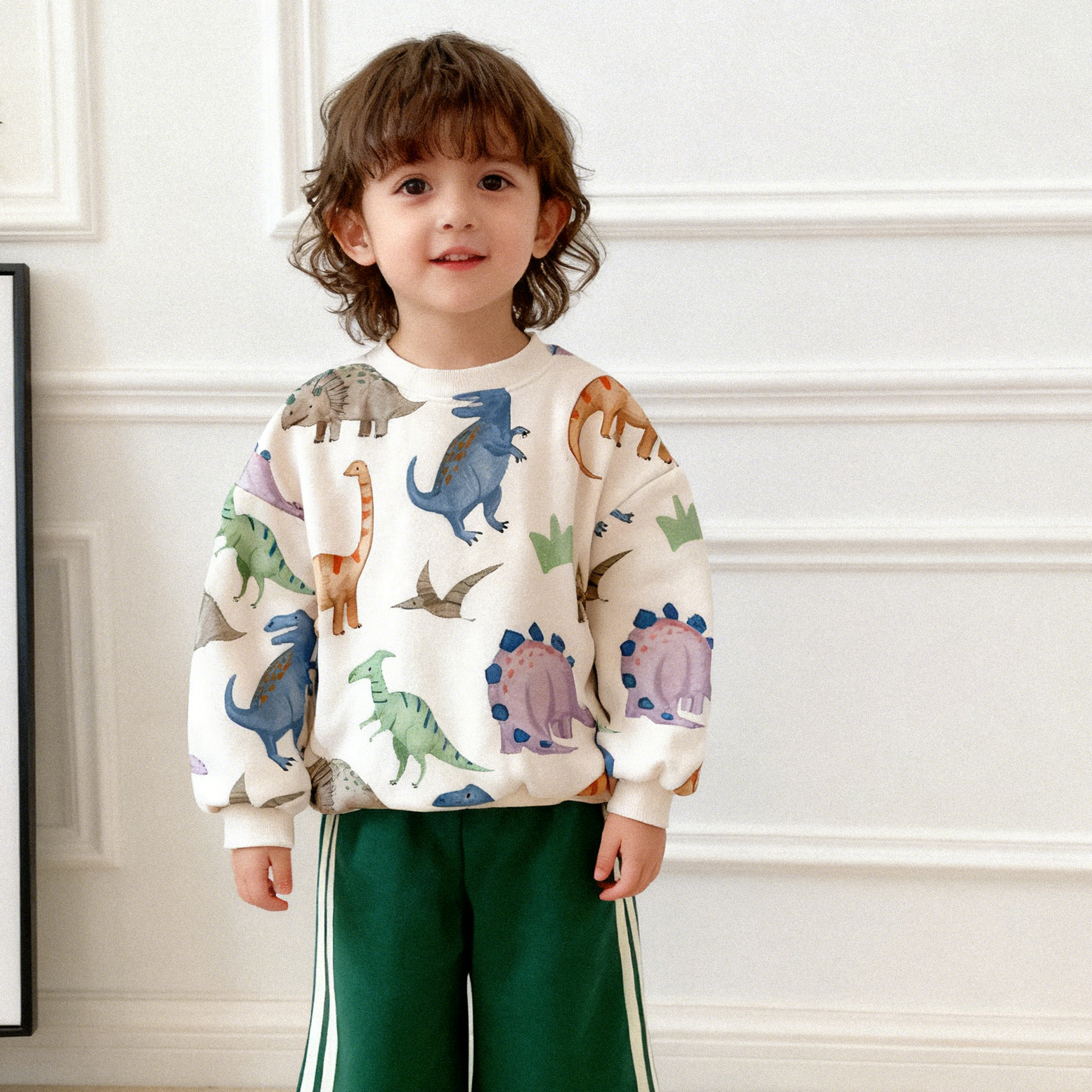 Baby & Kids Watercolor Dinosaurs 2-Piece Set