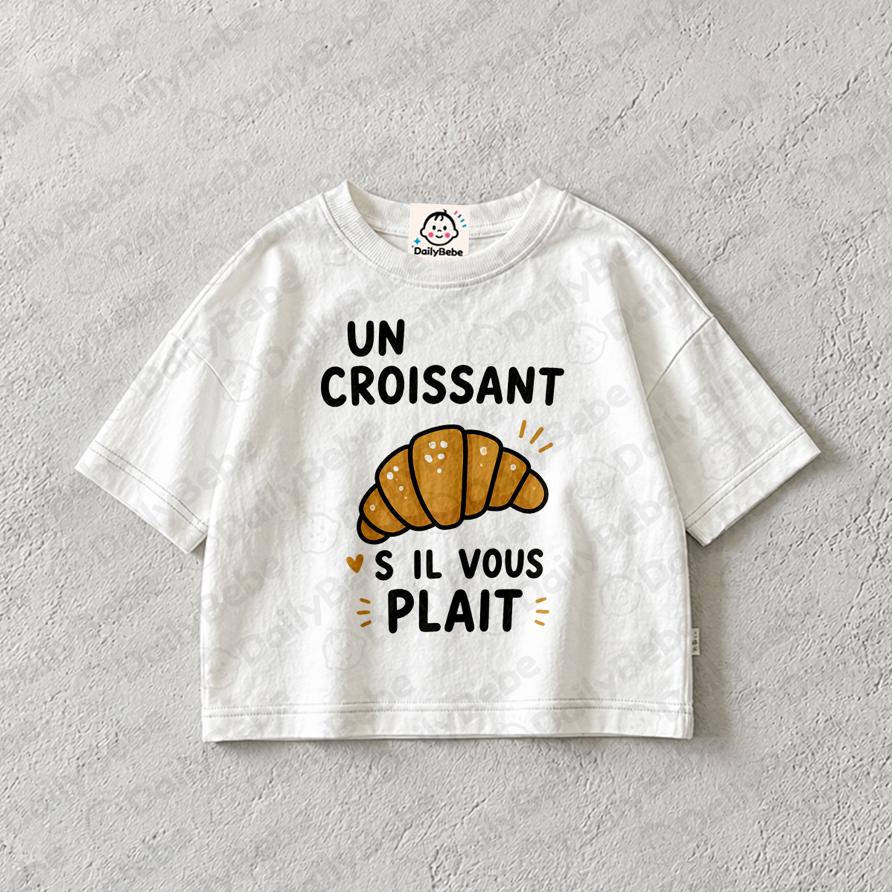 UN CROISSANT  Baby & Kids Pepper T-Shirt (6M-12Y)