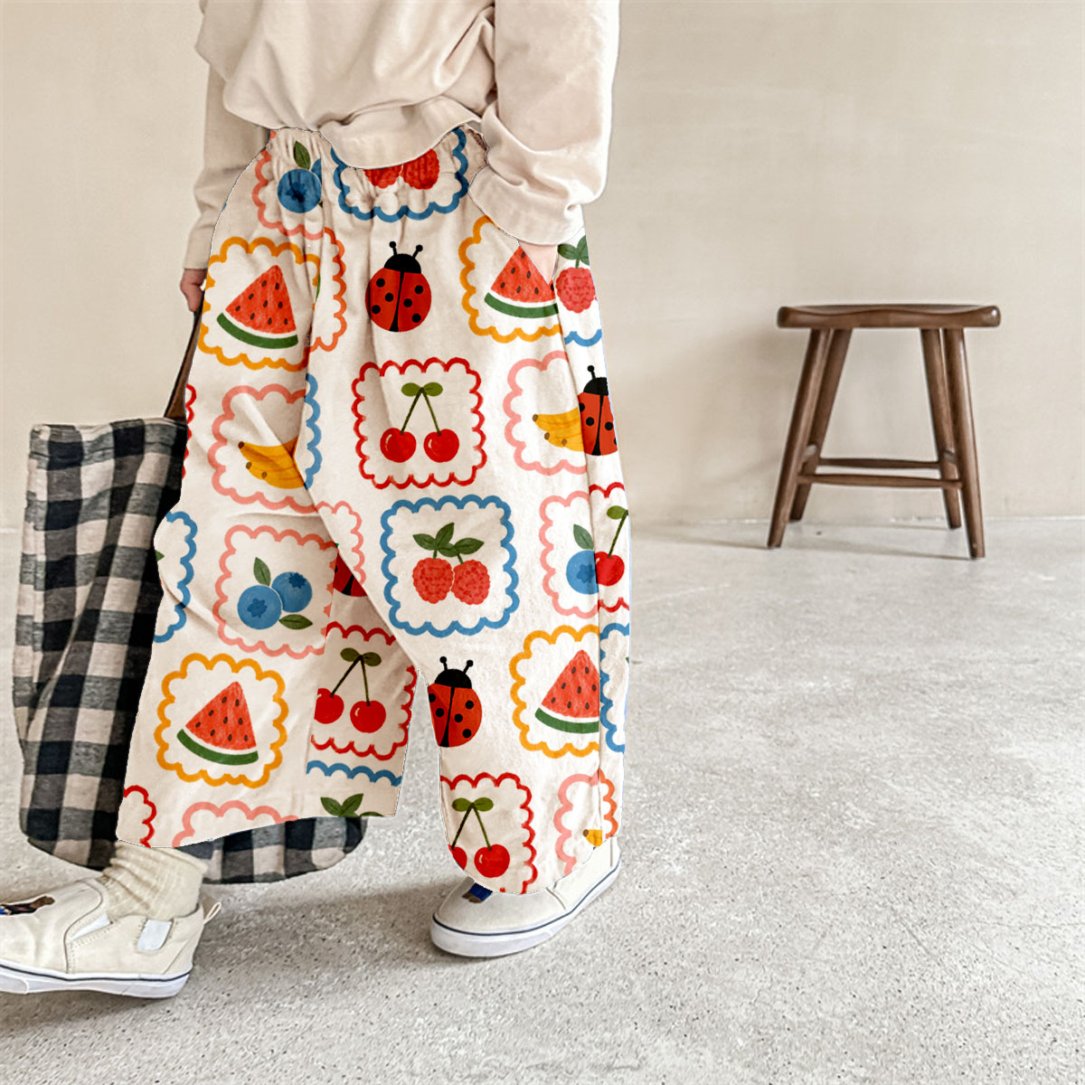 Baby & Kids Fruit Ladybug Print Pants