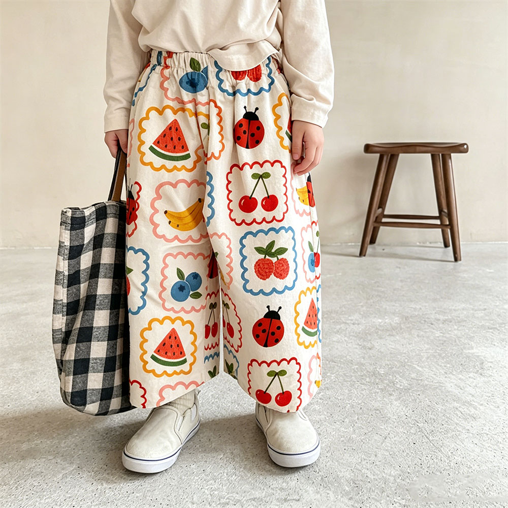 Baby & Kids Fruit Ladybug Print Pants