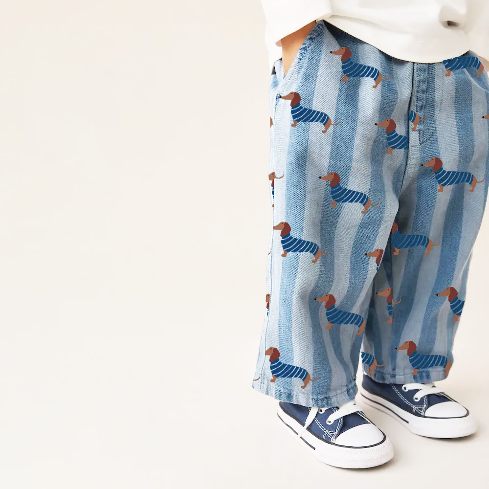 Baby & Kids Dachshund Stripe Pants
