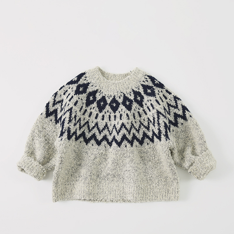 Toddler Fairman Pattern Sweater