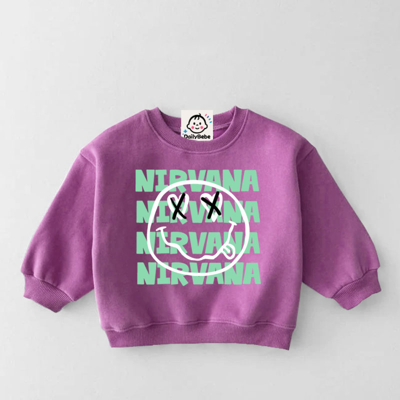 NIRVANA Baby & Kids Smiley Sweatshirt