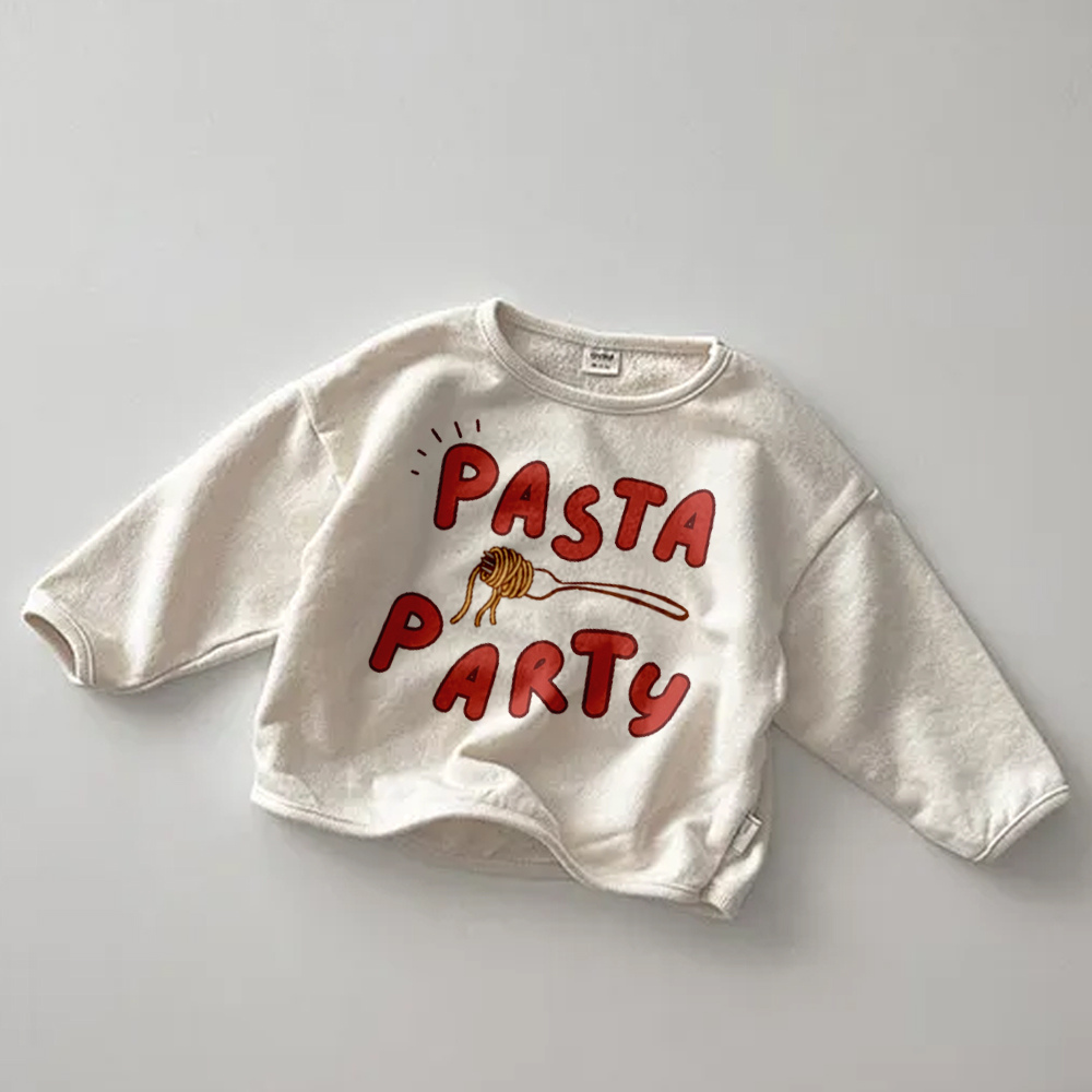 PATSA PARTY Baby Toddler Solid Color Loose T-Shirt