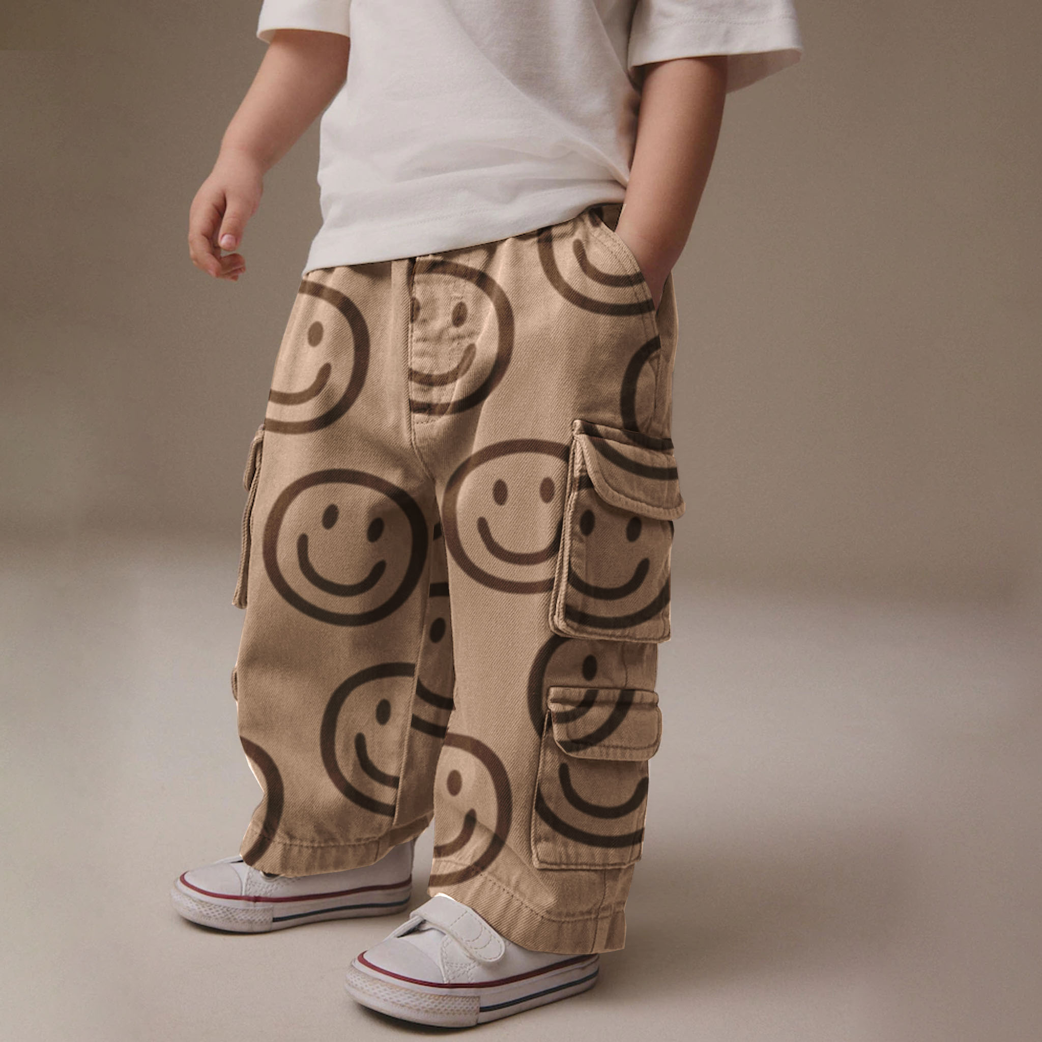 Baby & Kids Smiley Multiple Pockets Pants